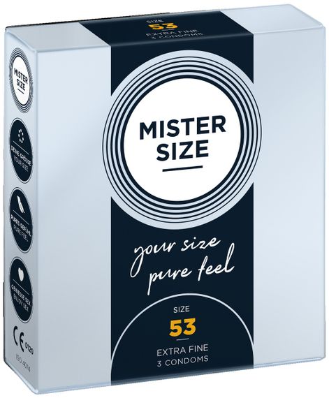Презервативи Mister Size 53 mm (3 шт.) sexstyle | Зображення 2