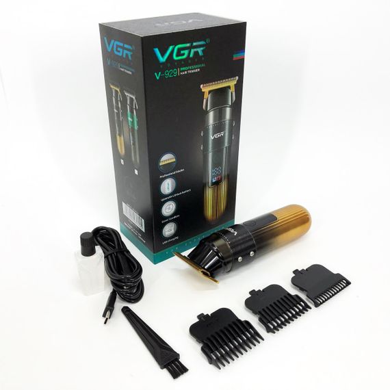 Машинка для стрижки волосся VGR V-929 акумуляторна, Машинка окантувальна професійна для бороди | Зображення 4