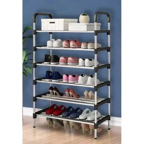 Полка для обуви Shoe Rack 6 полок Органайзер стойка 6 FG-207 секций 56х28х113см