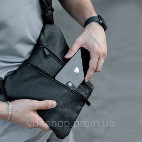 Сумка для активного образа жизни, Мужская стильная сумка слинг Оригинальная мужская кросс-боди QG-11