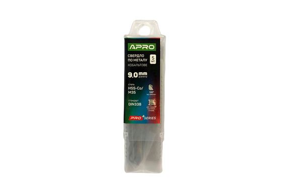 Сверло по металлу Apro - 9,0мм Co/M35 кобальт | Зображення 1