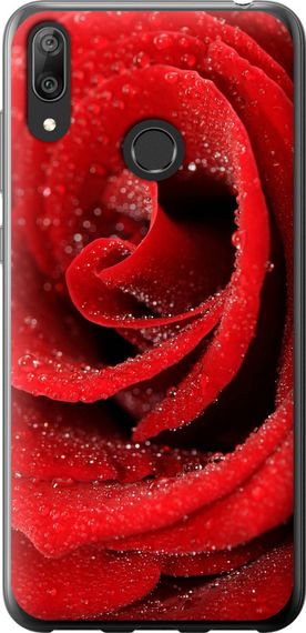 Чехол на Huawei Y7 2019 Красная роза "529u-1638-17620"