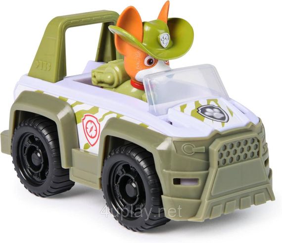 Щенячий патруль Рятувальний джип та фігурка Трекер Paw Patrol Tracker's Jungle Cruiser Vehicle with Collectible Figure | Зображення 3