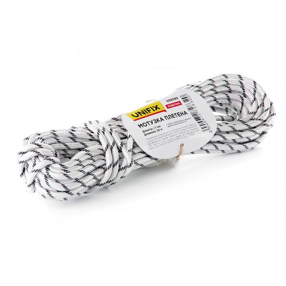 Мотузка плетена човнова 7 мм, 30 м UNIFIX 6996001