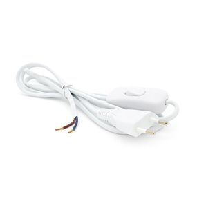 Кабель живлення Schuko з перемикачем, довжина 1.8м, перетин 0.5-0.75mm арт.25105