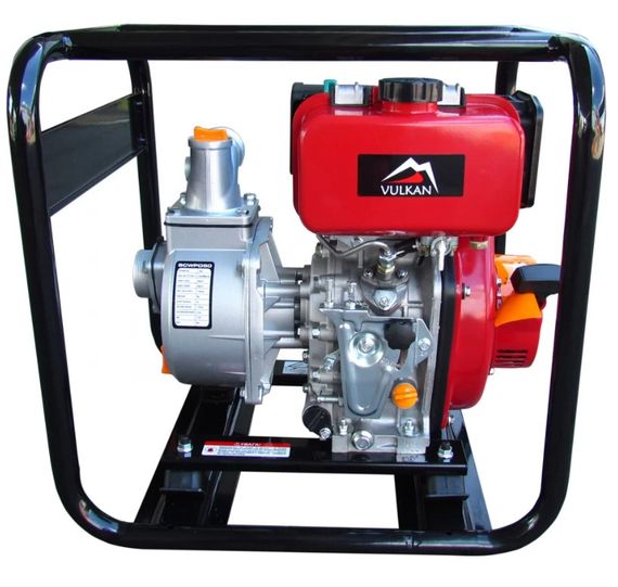 Мотопомпа бензиновая Vulkan SCWPD50 для чистой воды | Зображення 1