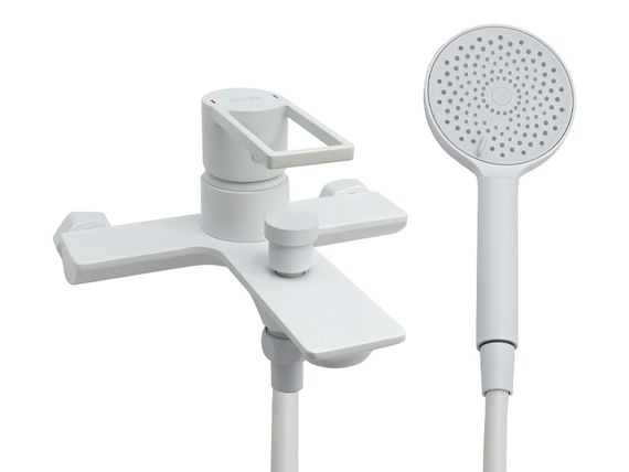 Змішувач для ванни, латунь ,білий AIM,DG06530 frosted white | Зображення 2
