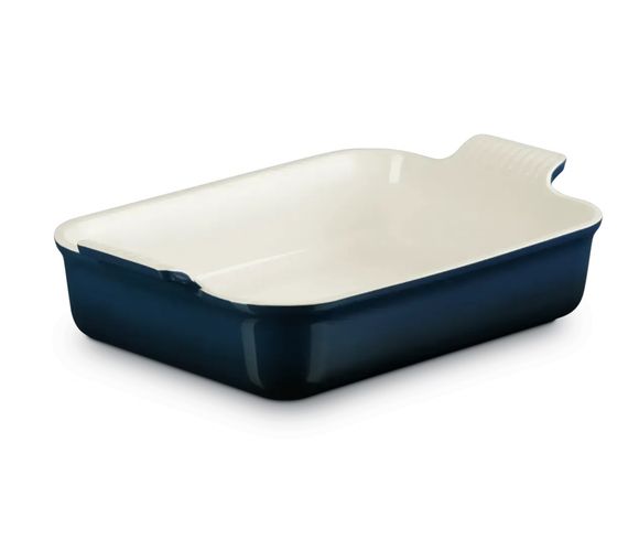 Форма для выпечки Le Creuset Stoneware Heritage Rectangular Dish Nuit 7110219129000100 19 см синяя | Зображення 1