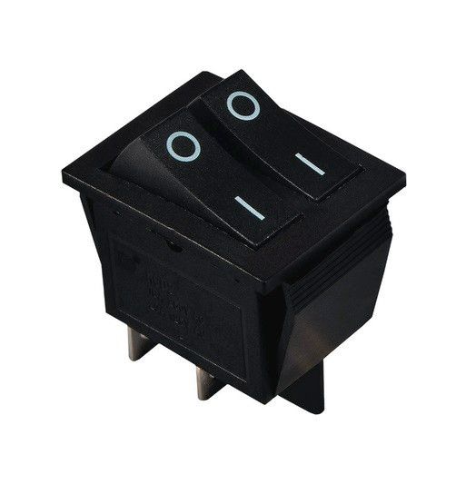 Перемикач KCD2-2101 B/B 2 клавіші чорна Ny95500806