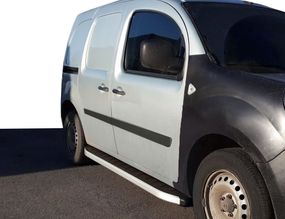 Бокові пороги Fullmond (2 шт., алюм.) Довга база для Renault Kangoo 2008-2020 рр