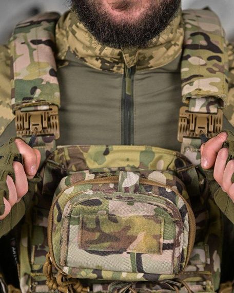 Плитоноска Artex с напашником системой быстрого сброса и 7 подсумками НП4876 | Зображення 7