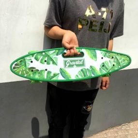 Пенни борд с pu колесами 6см Gravital Зеленый