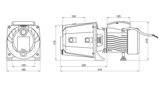Насос самовсмоктувальний відцентровий Thermo Alliance D-JETm100M | Зображення 1