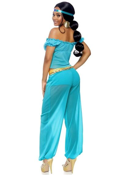 Костюм принцеси Жасмин S Leg Avenue Arabian Beauty, 3 предмети, бірюзовий Sex Aura | Зображення 1