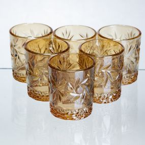 Набор рюмок для виски Shot glass 6 штук по 75 мл коричневый HP-17-39