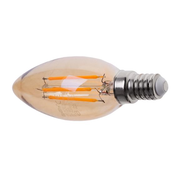 Лампа светодиодная LED 6W E14 COG WW C35 Amber 220V | Зображення 1