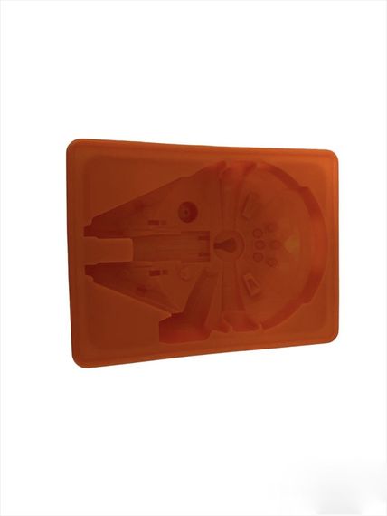 Силіконова форма 3D для випікання, льоду, шоколаду Star Wars Сокол тисячі років (код: SKU-1716278272) | Зображення 1