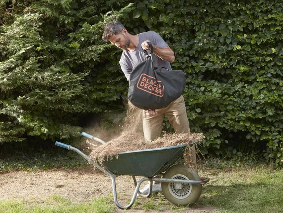 Садовий пилосос акумуляторний BLACK+DECKER з АКБ та ЗП BCBLV3625L1 | Зображення 1