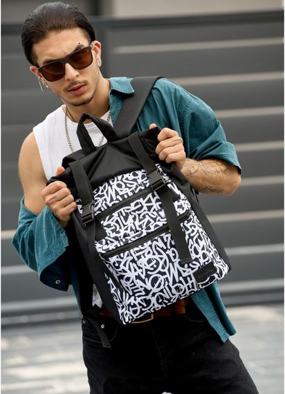Чоловічий рюкзак Sambag ROLLTOP ZARD GRAPHITY 41 х 30 х 16 см (24238715m) | Зображення 8