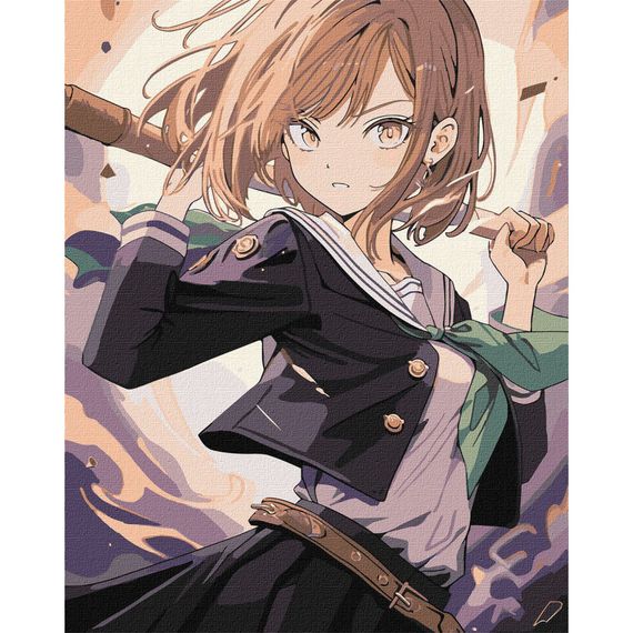 Картина по номерам "Бесстрашная девушка" KHO8391 40х50 см