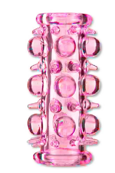 Насадка стимулювальна BOSS Stretchy Sleeve Pink Sex Aura