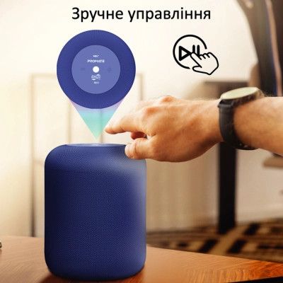 Акустическая система Promate Boom-10 Blue (boom-10.blue) | Зображення 6