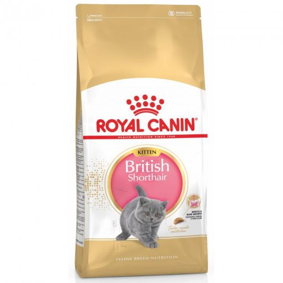 Корм Royal Canin British Shorthair Kitten сухий для кошенят породи британець 10 кг