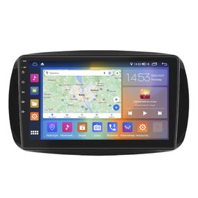 Штатная магнитола Lesko для Smart Fortwo III 2014-н.в. экран 9" 4/64Gb CarPlay 4G Wi-Fi GPS Prime