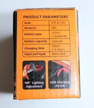Налобный LED фонарь Headlight HX-209 XPE+COB акумуляторний универсальный фонарик | Зображення 7