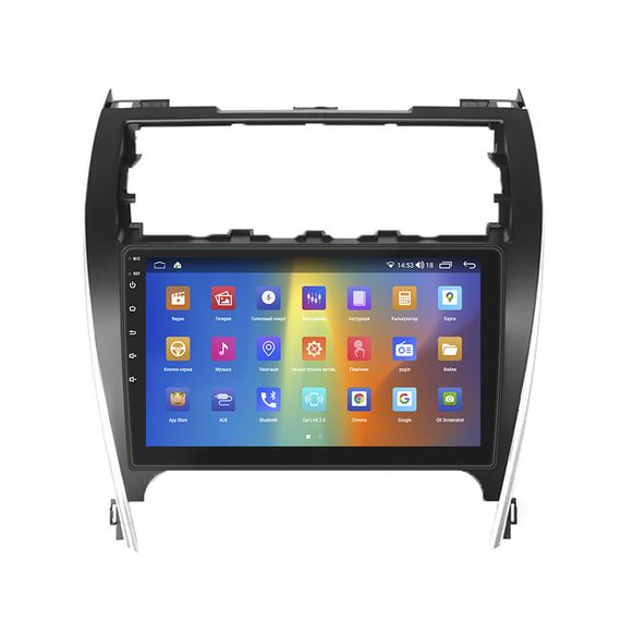 Магнитола Lesko Toyota Camry (USA) VII (V55) 2011-2015 IPS 10" 4/64Gb CarPlay 4G WiFi GPS Prime Тойота Камри | Зображення 1