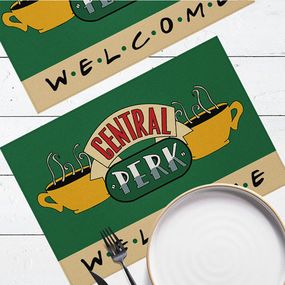 Сервировочная салфетка под тарелку Central Perk 40х27 см, 2 шт (SRVS_O_24A032)