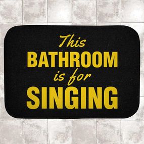 Килимок для ванної This bathroom is for singing 58х38 см (VAN_24F087)