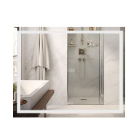 Дзеркало Qtap Mideya (DC-F614) 1000х800 з LED-підсвічуванням Touch, з антизапотіванням, димером QT2078F614W