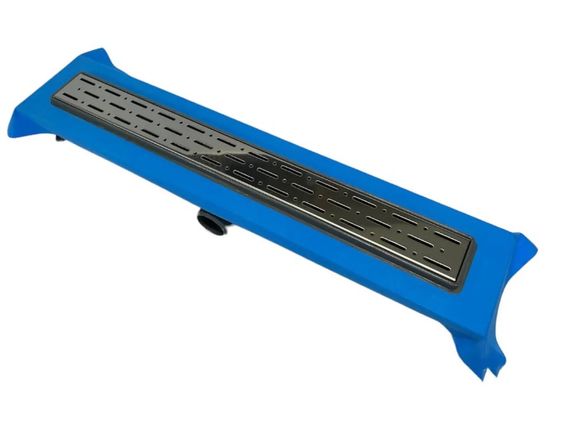 Душевой канал с горизонтальным фланцем Maxiflow Standart Line 60 см решетка Дождь 4022.TY050K.060.1