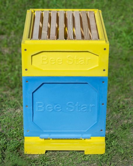Вулик ППУ “BeeStar” (1 корпус Дадан 300 мм + 3 магазини на 8 рамок) – кольоровий | Зображення 3