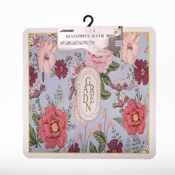 Захисний килимок для ванної кімнати діатомітовий вологоабсорбуючий 58*57 см HP-42-2R | Зображення 2