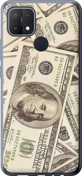 Чехол на Oppo A15 Доллары "3016u-2119-17620"