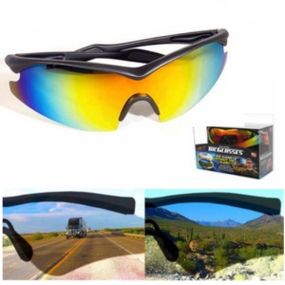 Очки тактические солнцезащитные TAG GLASSES поляризованные антибликовые для LN-612 водителей разноцветные
