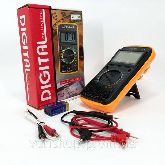 Тестер напруги цифровий з функцією діодного тесту Digital, Портативний мультиметр цифровий ZB-98 | Зображення 3