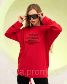 Толстовка цвет красный размеры S, L, XL, M FI_006995