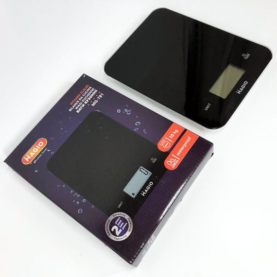 Весы кухонные MAGIO MG-781 водонепроницаемые, кухонные весы для взвешивания продуктов, весы пищевые | Зображення 1