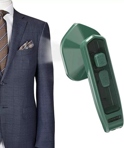 Праска міні з відпарювачем 2 в 1 Dry Iron With Spray FZ-688 30 Вт зелений | Зображення 1