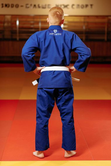 Кімоно для грепплінгу синє, TM "Kintayo", 170 зріст, щільність 450 гр/м.кв. | Зображення 4