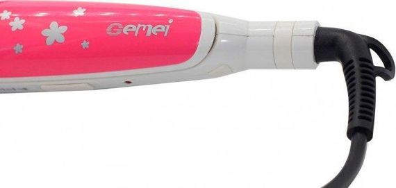 Стайлер для волос 3 в 1 Gemei/Geemy GM-1960 Pink Плойка | Гофре | Утюжок | Зображення 4