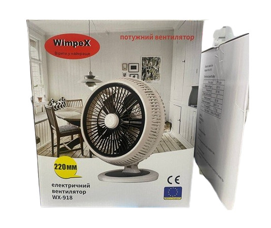 Вентилятор настільний компактний безшумний XPRO WX-918 (45997-WX 918_508) | Зображення 3