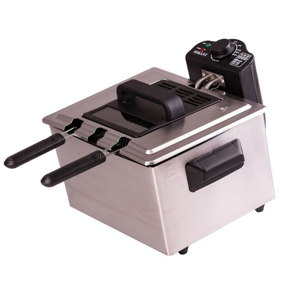 Фритюрниця Sokany WJ801 електрична на 5 літрів, професійна | Зображення 1