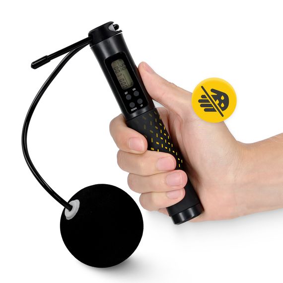 Скакалка з лічильником 4FIZJO 2 в 1 провідна/бездротова Black (P-5905973402200) | Зображення 6