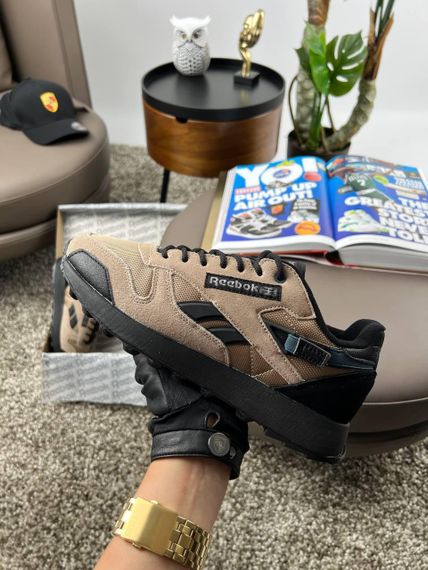 Мужские кроссовки Re-ebok Classic Leather New Black Wood 44 28 | Зображення 5