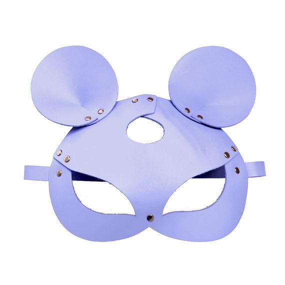 Шкіряна маска зайчика Art of Sex - Mouse Mask, колір Лавандовий | Зображення 2