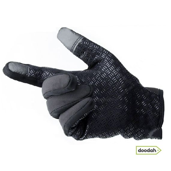 Сенсорні вологозахищені рукавички B-FOREST Black - L | Зображення 2